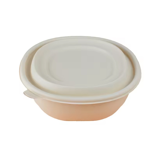 Tigelas de sopa de amido de milho biodegrad&aacute;veis ​​com tampas seguras – Tigelas ecol&oacute;gicas descart&aacute;veis ​​&agrave; prova de vazamentos para sopa quente, macarr&atilde;o e embalagens de alimentos l&iacute;quidos