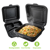  Envase de comida de cubierta biodegradable desechable