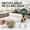 Filme pl&aacute;stico PE pronto para reciclagem Weigofreshpack, embalagem de alimentos sustent&aacute;vel monomaterial para carnes e produtos, certifica&ccedil;&atilde;o RecyClass e Interseroh