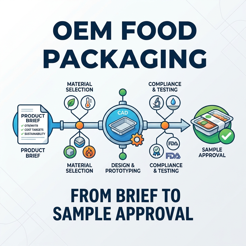 D&eacute;veloppement d'emballages alimentaires OEM&nbsp;: une liste de contr&ocirc;le, de la fiche produit &agrave; l'approbation de l'&eacute;chantillon